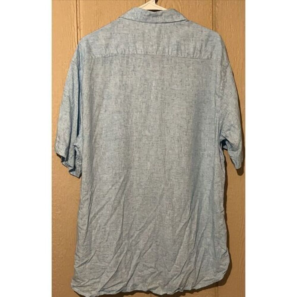 Charleston Threads Mens Button Up Large Great Blue Color - Picture 3 of 3